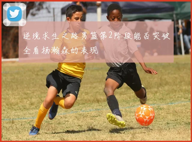 逆境求生之路男篮第2阶段能否突破全看杨瀚森的表现
